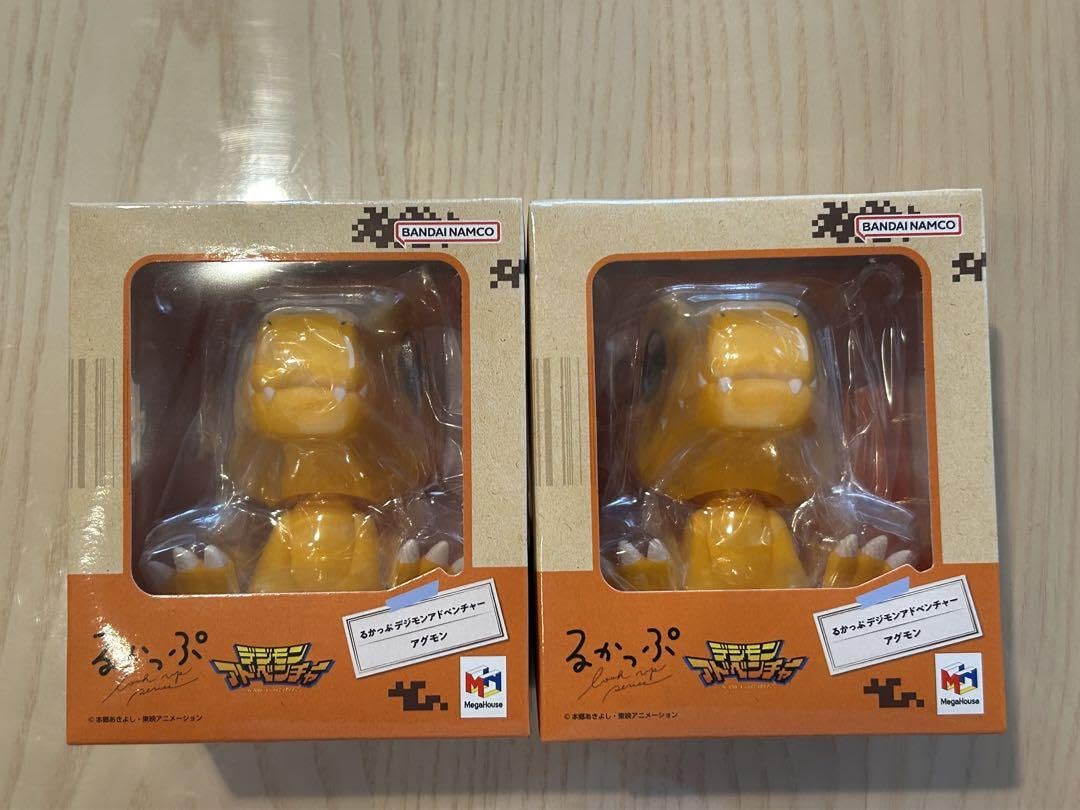 るかっぷ　デジモンアドベンチャー　アグモン　ガブモン　2体セット● るかっぷ デジモンアドベンチャー アグモン ガブモン 2体セット